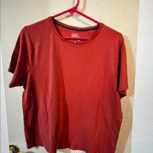 Croft & barrow 1X Vibrant pink Short Sleeve Tee